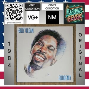 BILLY OCEAN•Suddenly•1984 US (#JL8-8213)•Indianapolis Pressing